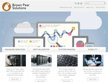 Tablet Screenshot of brownpearsolutions.com